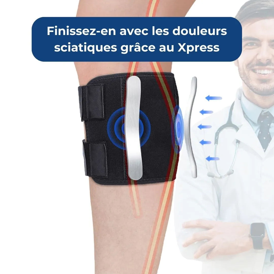 Attigui Genouillère xpress - Fini les douleurs sciatiques