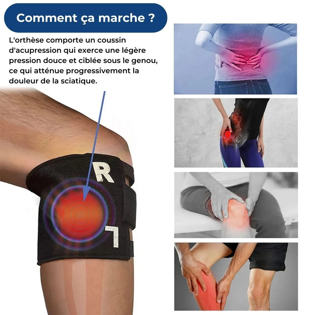 Attigui Genouillère xpress - Fini les douleurs sciatiques