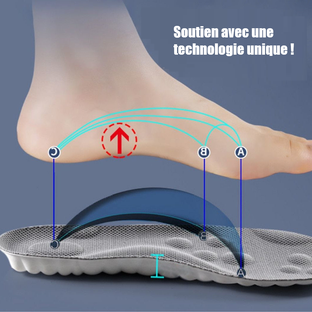 Semelles orthopédiques Attigui - Adaptées à tous types de chaussures